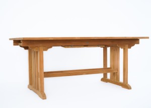 Teakhouten Tuintafel Isa | Uitschuifbaar en Stijlvol - 180-240x100x75 cm