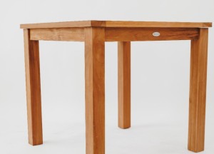 Teakhouten Tuintafel – 80x80 cm | Ideaal voor Middelgrote Ruimtes | RoestVastStaal Bevestiging - Teakea