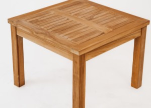 Teak Bijzettafel Buiten 60 × 60 cm | FSC® Teakhout