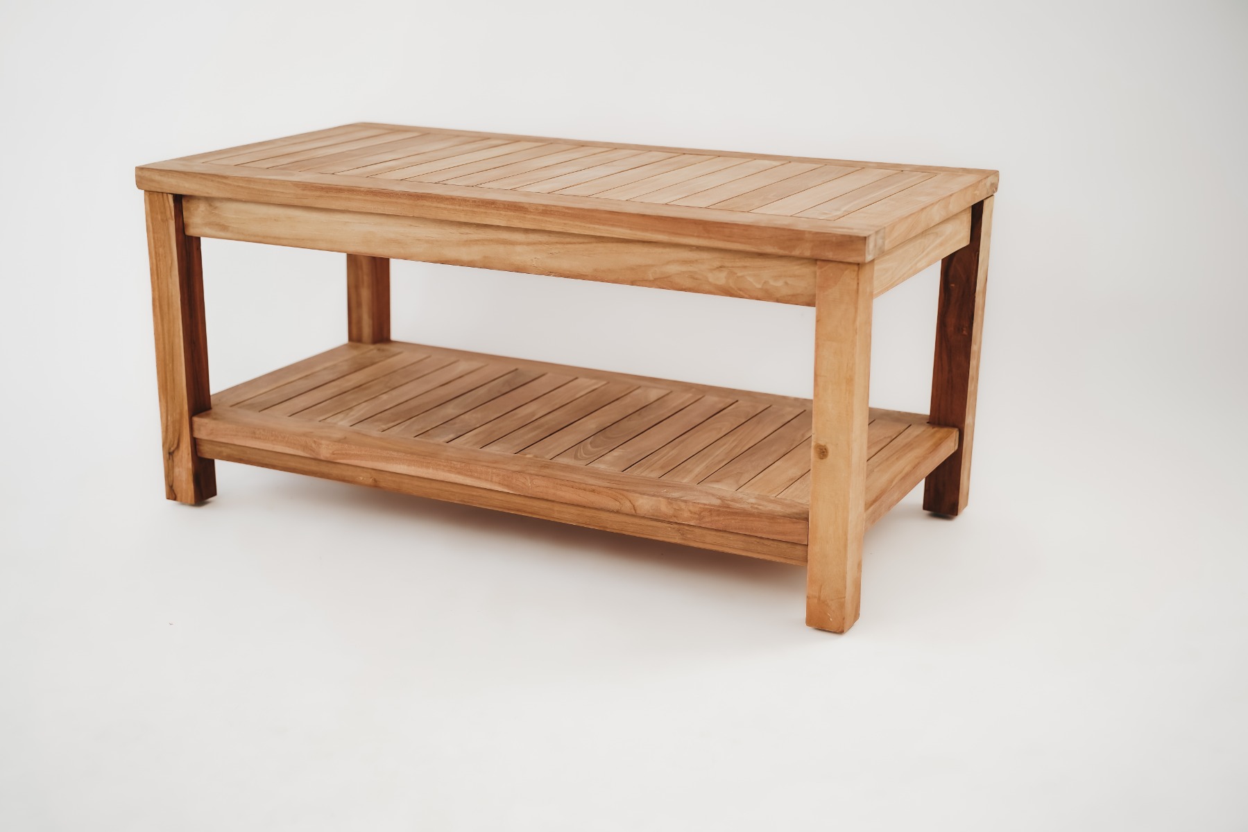 Teak Tuin Salontafel 100x50x45 cm – Elegant, Functioneel en Duurzaam