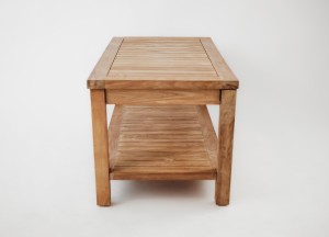 Teak Tuin Salontafel 100x50x45 cm – Elegant, Functioneel en Duurzaam