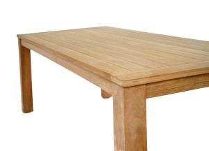 Nelson Teak Tuintafel | Compact Formaat 160x80x75 cm | Stijlvol Buitenmeubel