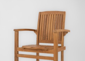 Teakhouten Tuinset Ibiza | Uitschuifbare Tuintafel &amp; Stapelbare Tuinstoelen