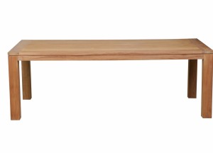 Nelson Teak Tuintafel | Compact Formaat 160x80x75 cm | Stijlvol Buitenmeubel