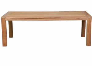 Nelson Teak Tuintafel | Compact Formaat 160x80x75 cm | Stijlvol Buitenmeubel - Teakea