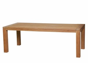 Nelson Teak Tuintafel | Compact Formaat 160x80x75 cm | Stijlvol Buitenmeubel