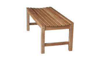 Slater teakhouten tennisbank / tuinbank, 180cm - Teakea