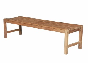Slater teakhouten tennisbank / tuinbank, 180cm - Teakea