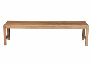 Slater teakhouten tennisbank / tuinbank, 180cm
