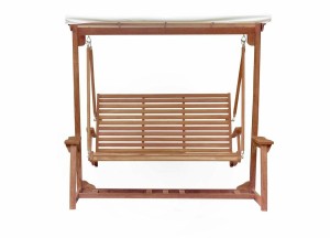 Teakhouten schommelbank 3 á 4 zits, 150cm breed - Teakea