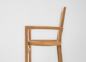 Teakhouten Tuinset | Uitschuifbare Tuintafel Rechthoekig en 6 Stapelbare Tuinstoelen Pile