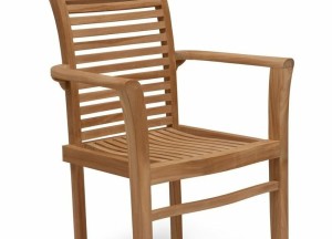Stacker Teakhouten Tuinset | Stapelbare Teak Tuinstoelen + Uitschuifbare Tuintafel