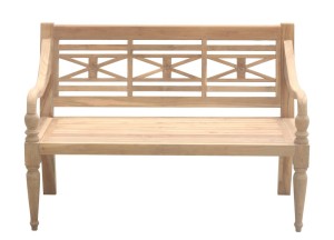 Teakhouten stationsbank 150cm breed