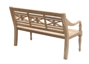 Teakhouten stationsbank 150cm breed