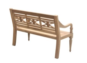 Teakhouten stationsbank 150cm breed