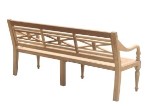 Teakhouten stationsbank 150cm breed