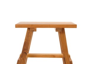 Teak Solid Krukje - Massief en Tijdloos | 50x30x45 cm