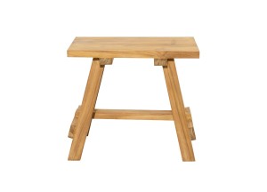 Teak Solid Krukje - Massief en Tijdloos | 50x30x45 cm