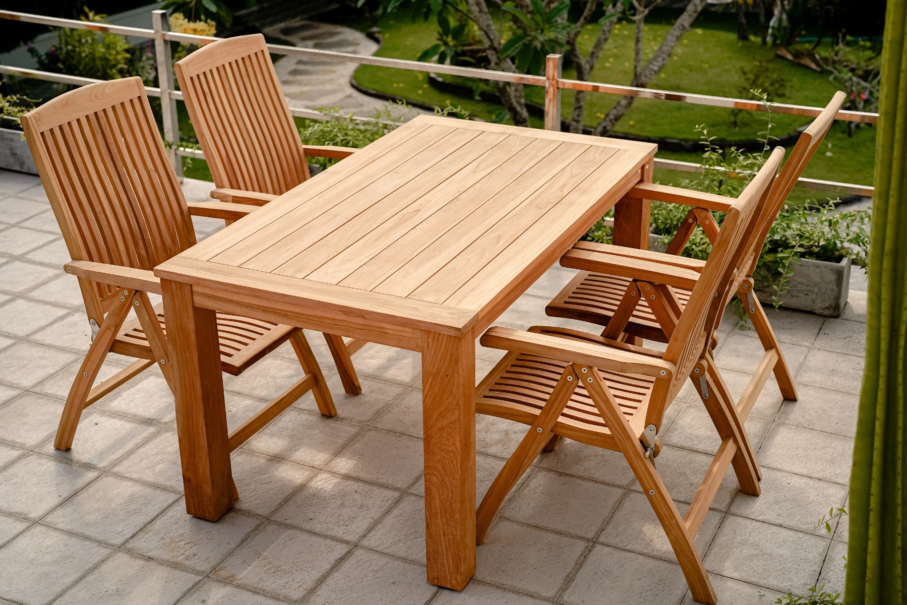 Teak Tuinset Nelson 160 + Linda Tuinstoelen | Duurzaam en Stijlvol