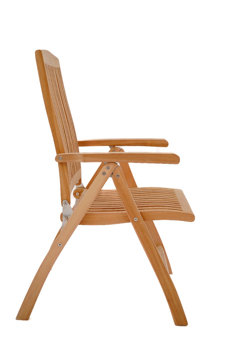 Tuintset Nelson 220 + Zes Linda Tuinstoelen | Teakhout | Duurzaam en Comfortabel