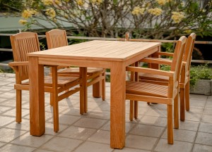 Nelson Tuintafel 180x90 – Duurzaam Teakhout &amp; Handgemaakt | Teakea