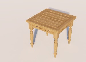 Batavia Teakhouten Koffietafel – 60×60 cm – Klassiek Tuinmeubel - Teakea