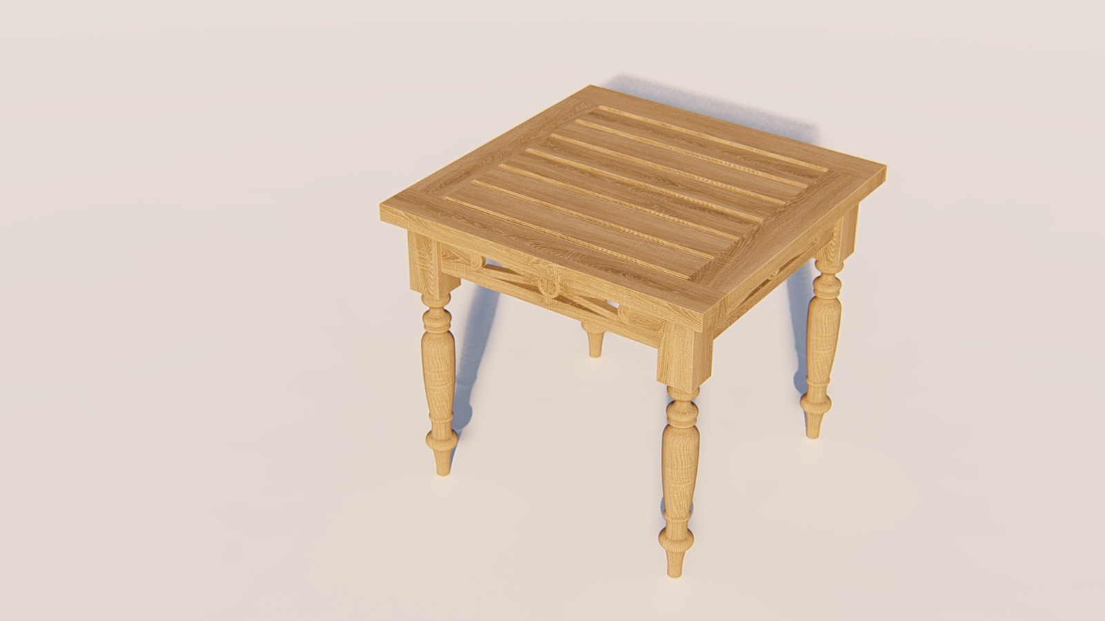 Batavia Teakhouten Koffietafel – 60×60 cm – Klassiek Tuinmeubel