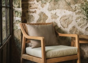 Kalina Teakhouten Loungestoel – Naturel – Duurzaam &amp;amp; Comfortabel - Teakea