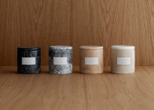 Geur en stijl in huis met geurkaarsen in luxe marmeren houder - Bath & Living