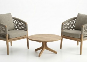 Cocoon Teak Tuinset | Rope Greige &amp; Organisch Design | Trend 2026