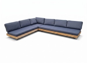 Seminyak Plateau Hoek Loungeset Acacia Antraciet | Teakea - Teakea