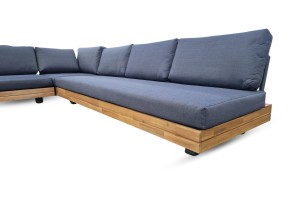 Seminyak Plateau Hoek Loungeset Acacia Antraciet | Teakea