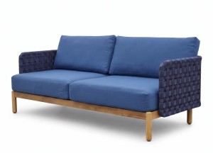 Loungebank Peize — Navy 3-Zits Acacia - Teakea