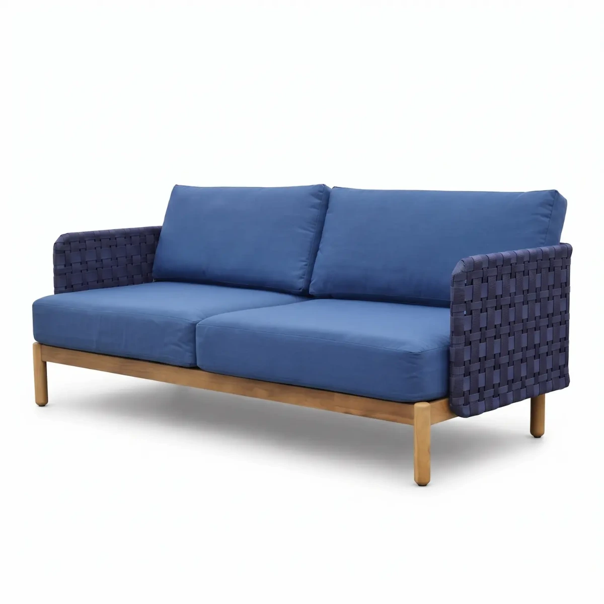 Loungebank Peize — Navy 3-Zits Acacia
