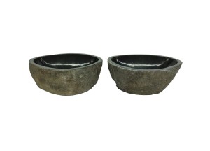 Natuurstenen Waskommen Set| DEVI-708 | 39x30x15 - 