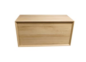 Eiken Badmeubel Edge | Op Maat (60-120cm) | Modern &amp; Stijlvol | Teakea - 