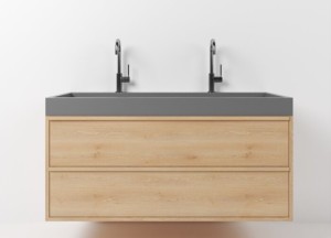 Grips | Eiken Badmeubel | Verschillende Maten voor Jouw Badkamer - 