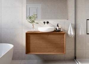 Eiken Badmeubel Edge | Stijlvol Design in Diverse Afmetingen voor Jouw Badkamer - 