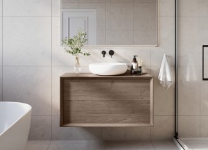 Eiken Badmeubel Edge | Stijlvol Design in Diverse Afmetingen voor Jouw Badkamer - 