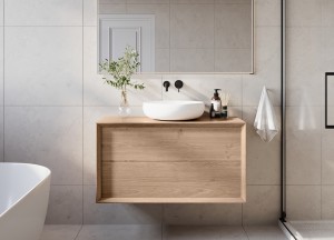 Eiken Badmeubel Edge | Stijlvol Design in Diverse Afmetingen voor Jouw Badkamer - 