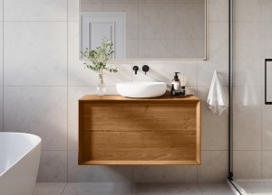 Eiken Badmeubel Edge | Stijlvol Design in Diverse Afmetingen voor Jouw Badkamer - 