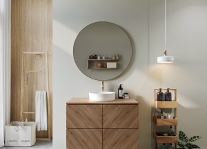 Badkamermeubel Olaf – Diagonaal Design, Diverse Kleuren en Maten | Teakea - 