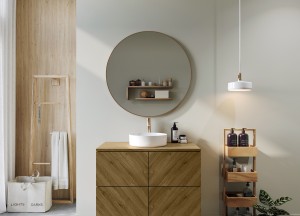 Badkamermeubel Olaf – Diagonaal Design, Diverse Kleuren en Maten | Teakea - 