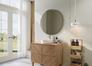 Badkamermeubel Olaf – Diagonaal Design, Diverse Kleuren en Maten | Teakea - 