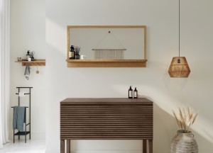 Badkamermeubel Luca – Horizontaal Lattenfront | Teakea - 
