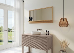 Badkamermeubel Luca – Horizontaal Lattenfront | Teakea - 