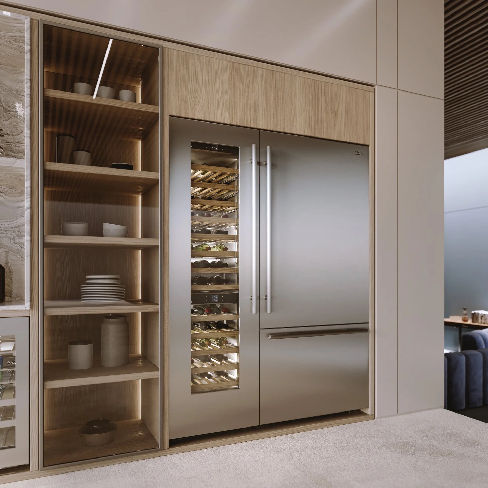 Fhiaba Classic Luxe Koelkasten met TriMode-koellades
