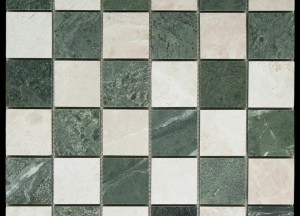 Mosaic Square Bottocino Green | Designtegels - Designtegels.nl