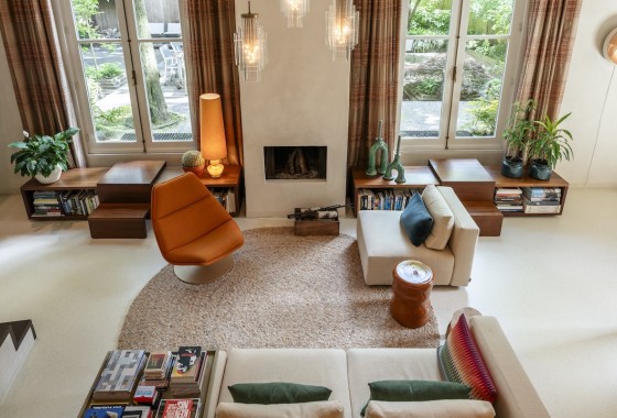 De look van terrazzo, het comfort van een gietvloer