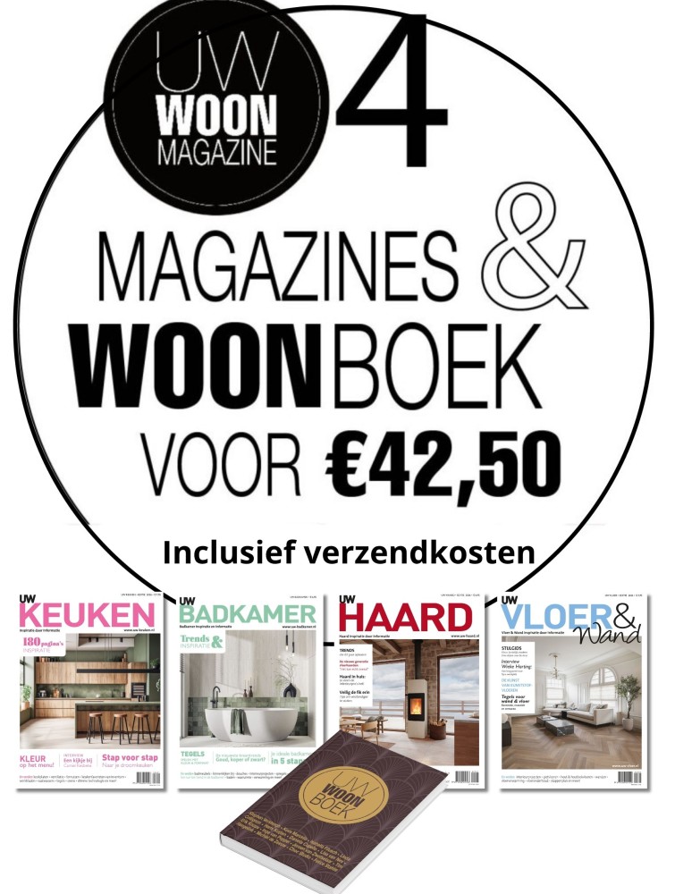 4 UW magazines + UW woonboek